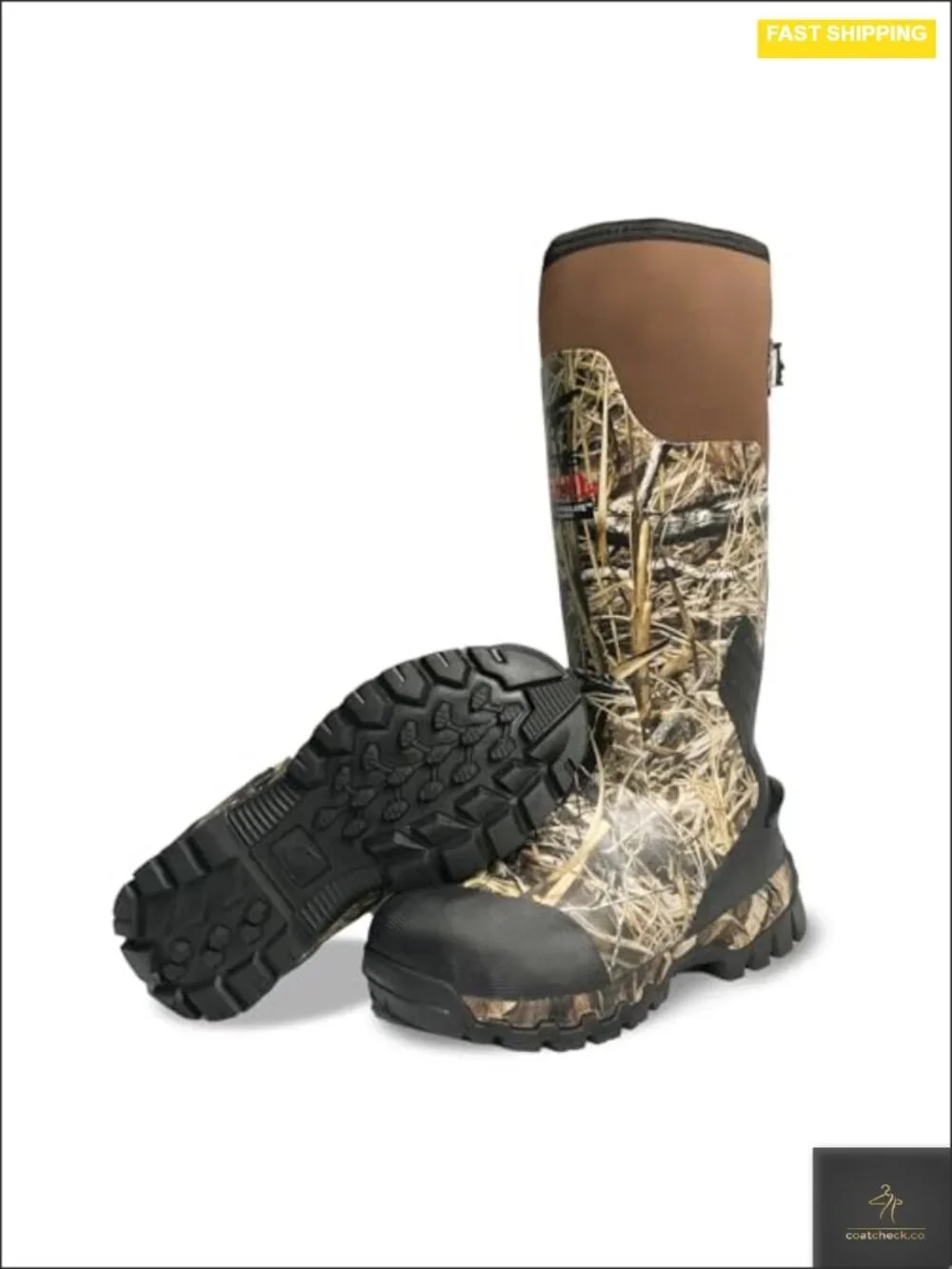 Insulated Waterproof Hunting Boots, 1000G Thinsulate, 5mm Neoprene, 17